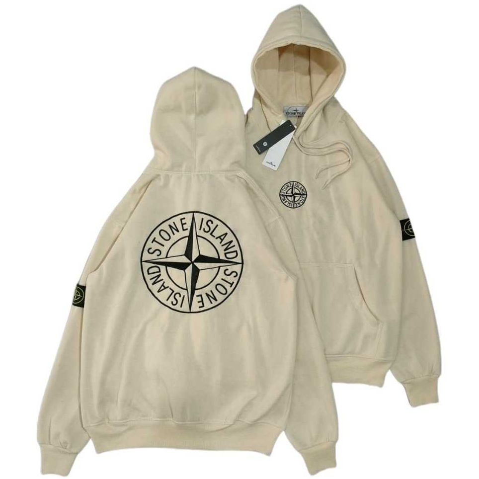 Jaket Sweater Hoodie STONE ISLAND Text Bordir Premium Jacket Series Sweater Hoodie - Jaket Pria - Ho