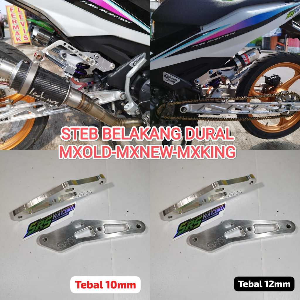 BISA COD bracket underbone mx new old king breket dudukan dan step belakang fu pnp