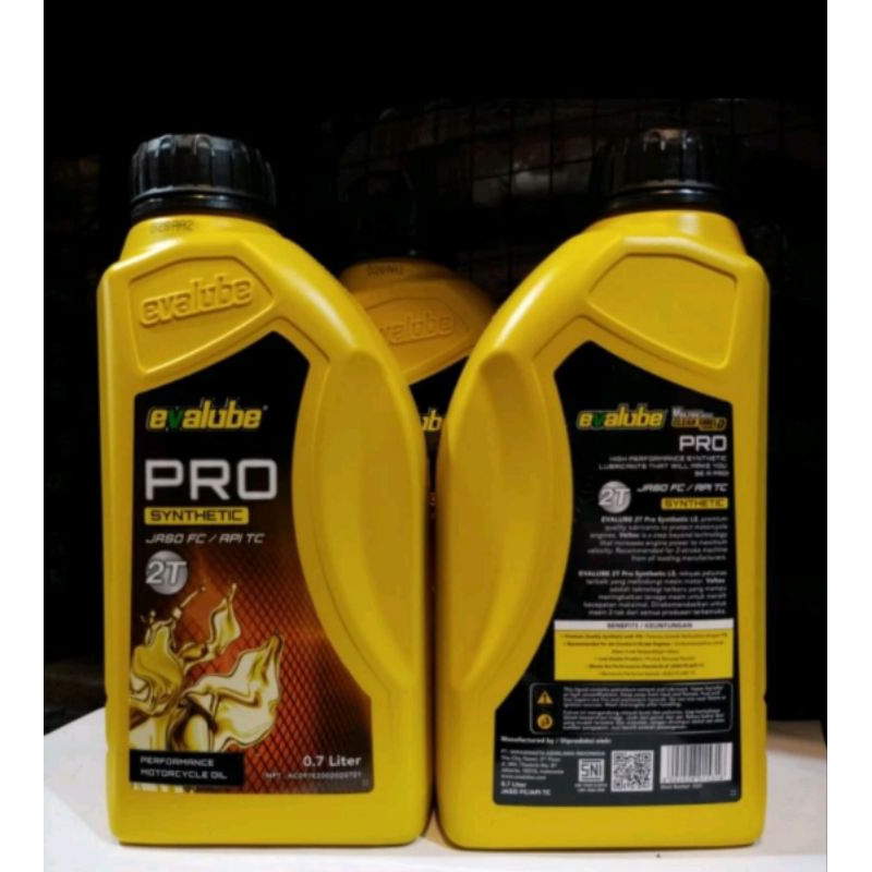 Evalube pro 2T oli samping Evalube pro 2T oli campuran bensin