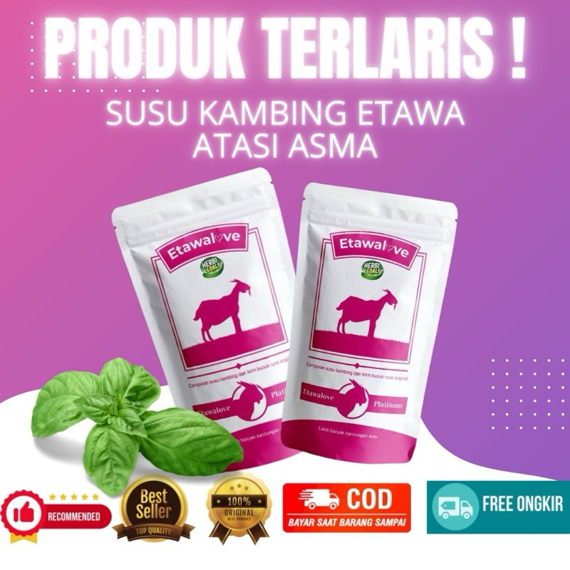 

Susu Kambing Etawa Premium Grade S - 5x Atasi Masalah Pernafasan - Susu Kambing Bubuk - Meningkatkan Data Imun Tubuh - Kesehatan Jangka Panjang - Bukan Etawaku by Kinasih