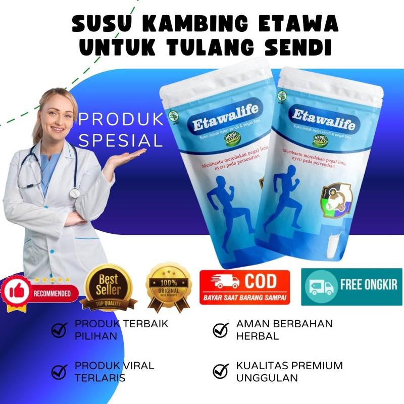 

Susu Etawa Herbal Nyeri Sendi - Susu Kambing Etawa Menambah dan Memperbaiki Kepadatan Tulang - Bukan Etawalin - Secara Continue by Shanum Healhy Store