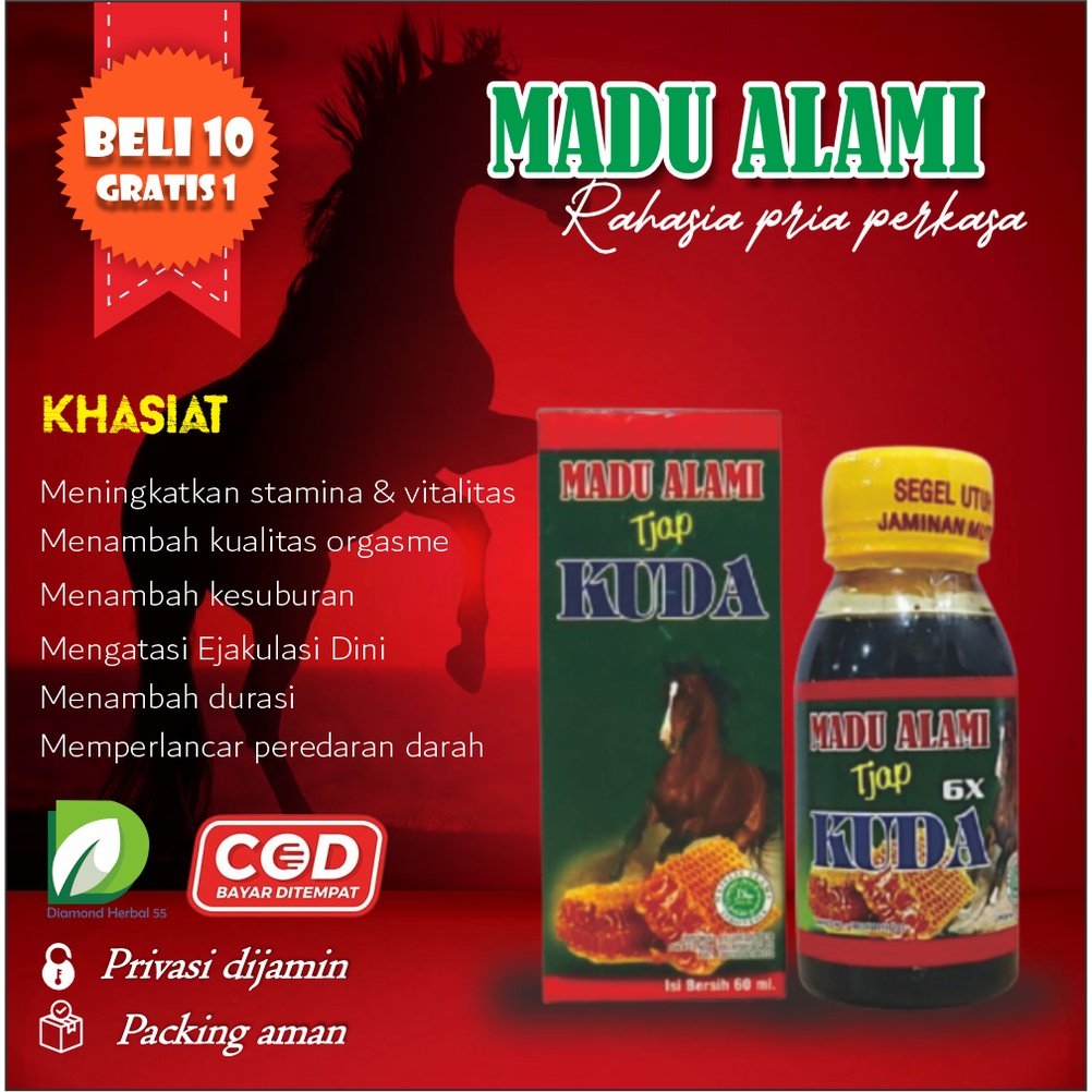 Madu super tonik tahan lama Obat kuat pria tahan lama Madu super tonik cap kuda asli herbal tahan la