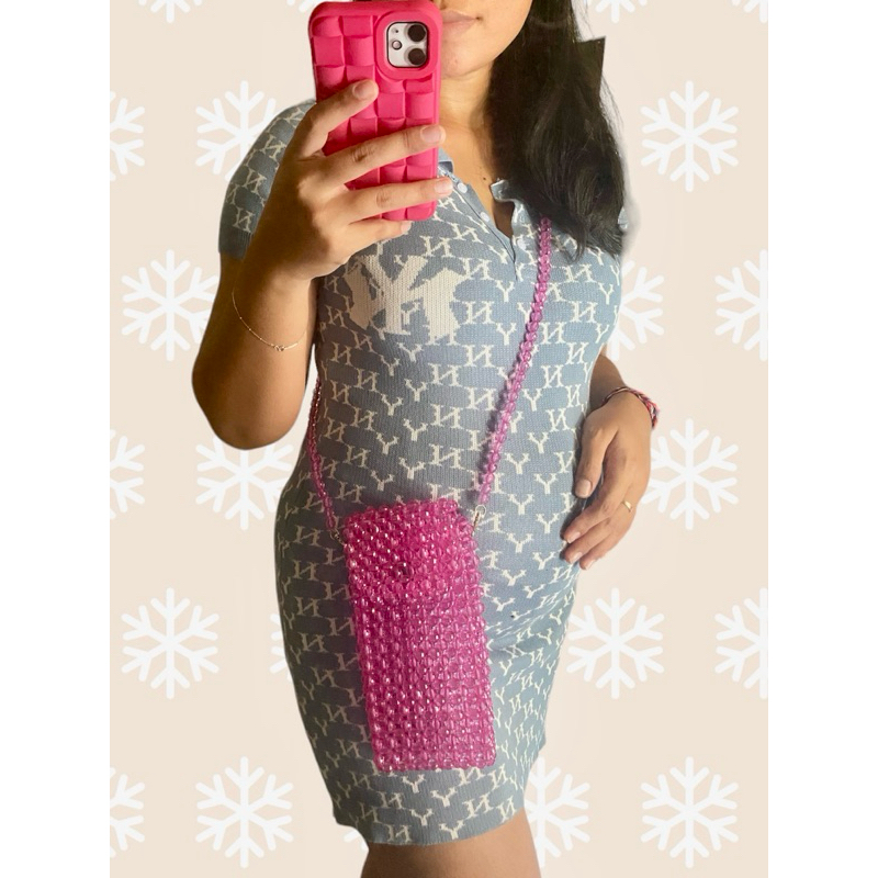 Rena Beaded Bag / Hanging phone / Pouch Hp / Tas manik manik / Tas mutiara / Tas Hp