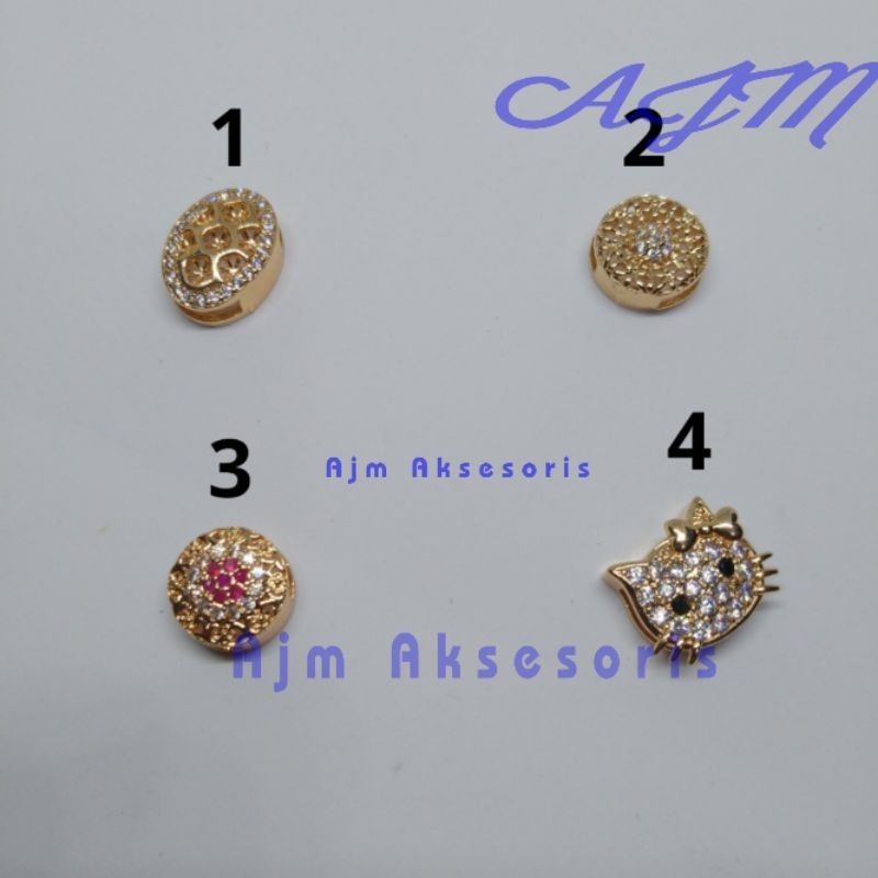 Charm Liontin Mainan Gelang Belt Sabuk Titanium Bahan Xuping