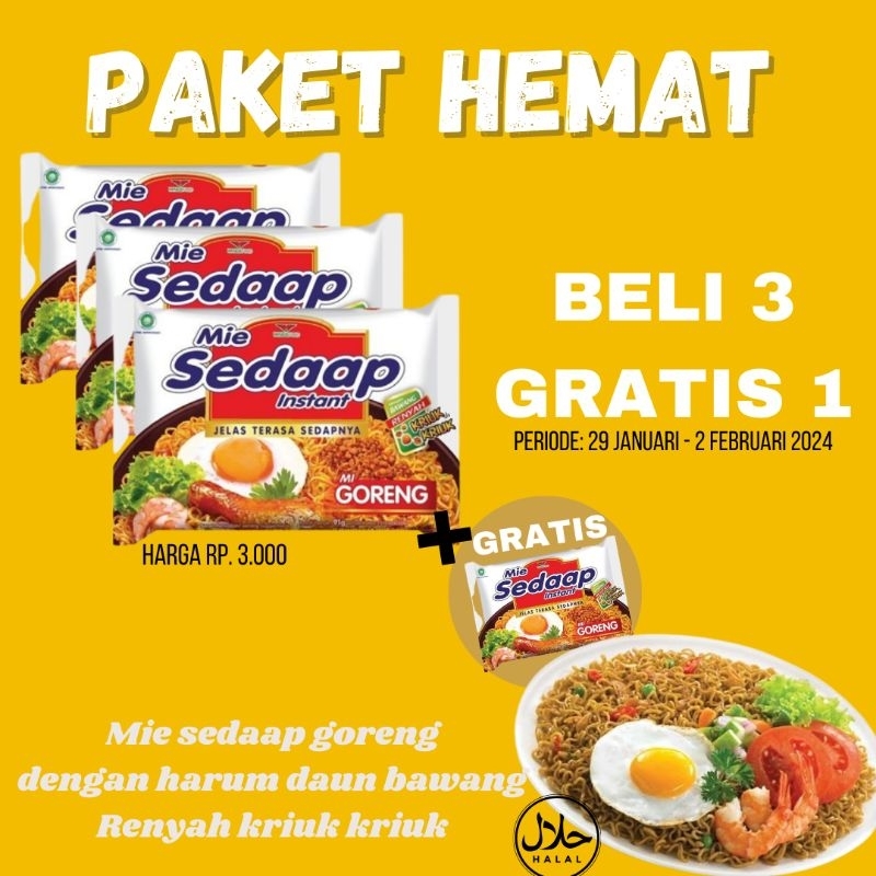 

POP produk mie sedaap goreng