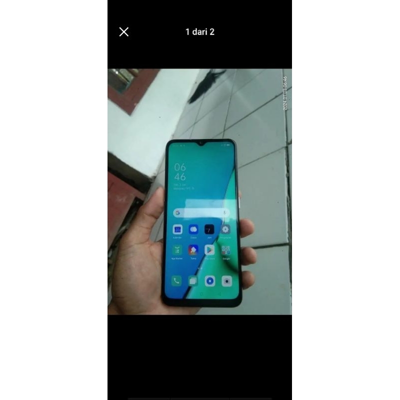 Handphone OPPO A5 3/64 Putih Bekas