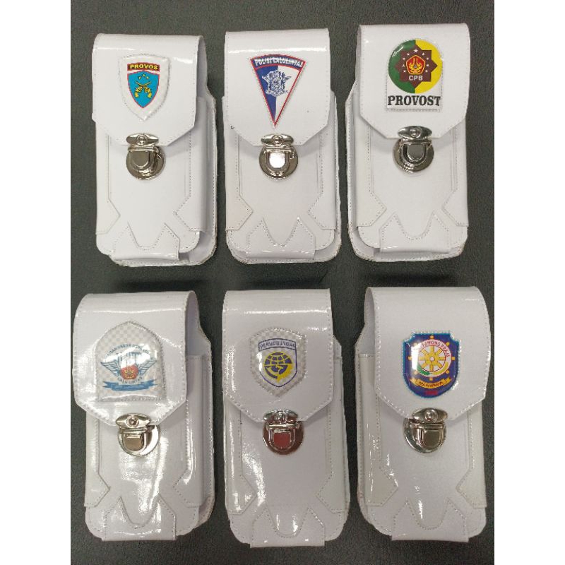 sarung hp lak kilap engkel/tunggal 7,5 inc dishub,lantas,balantas,pol PP,provos,provost