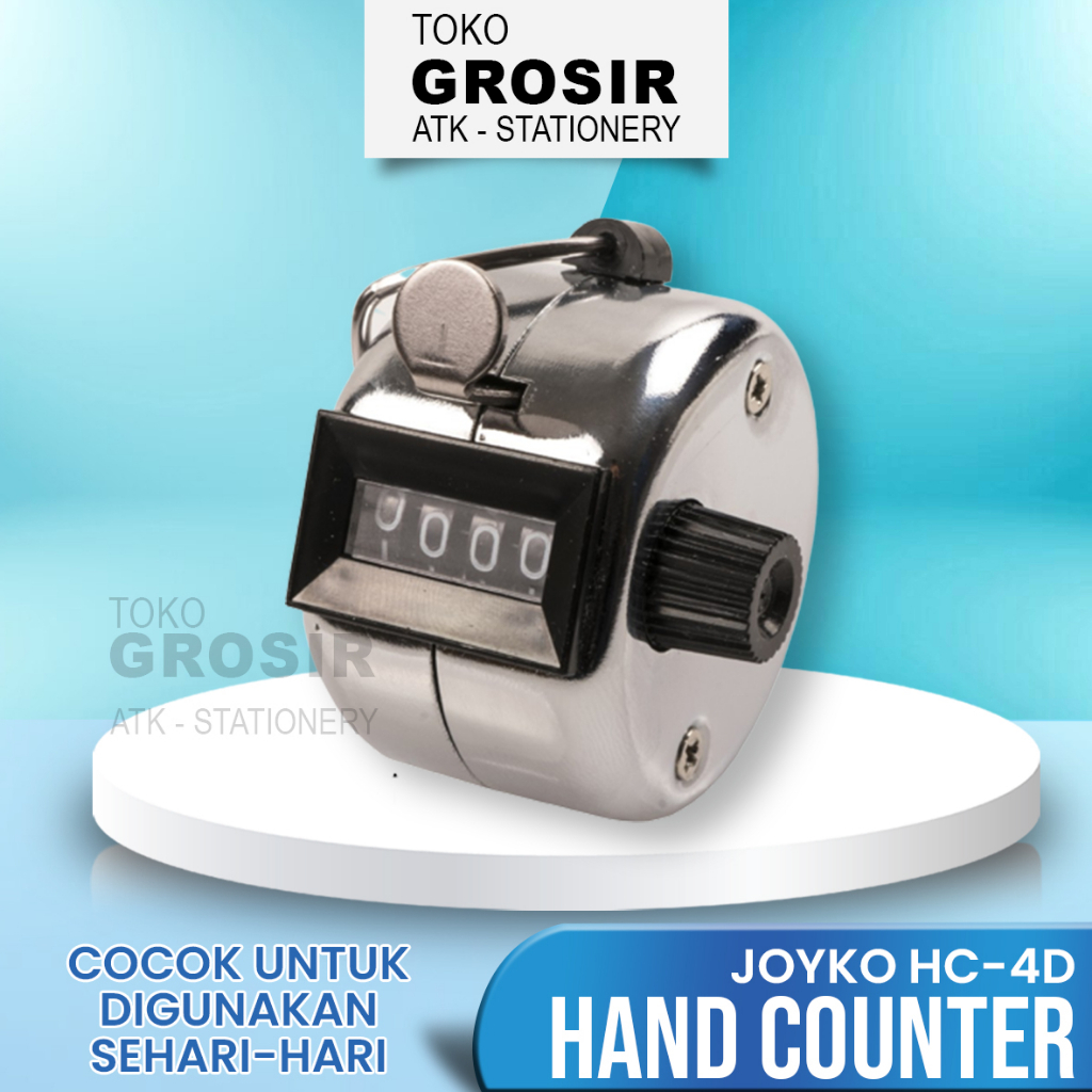 TASBIH MANUAL / HAND COUNTER JOYKO HC-4D ALAT HITUNG / TALLY COUNTER (METAL BODY)