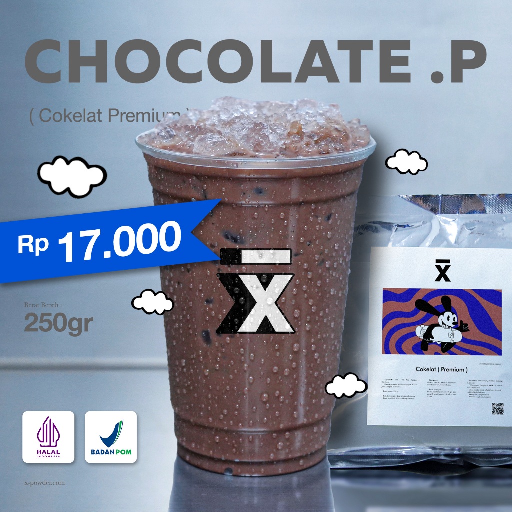 

X Powder - Bubuk Minuman Coklat Premium 250gr