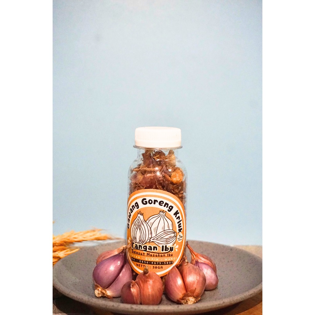 

Bawang Goreng Premium Tanpa Tepung (Botol Kecil) 38gr