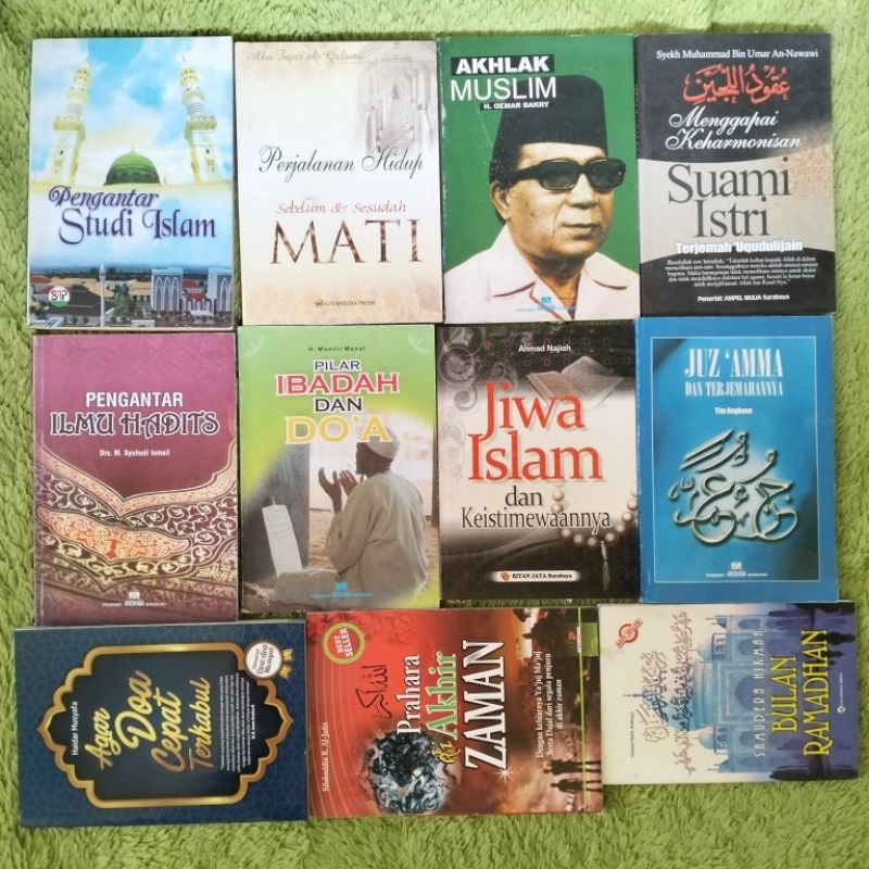 BUKU BACAAN AGAMA PENGANTAR STUDI ISLAM PERJALANAN HIDUP SEBELUM & SESUDAH MATI AKHLAK MUSLIM ILMU H
