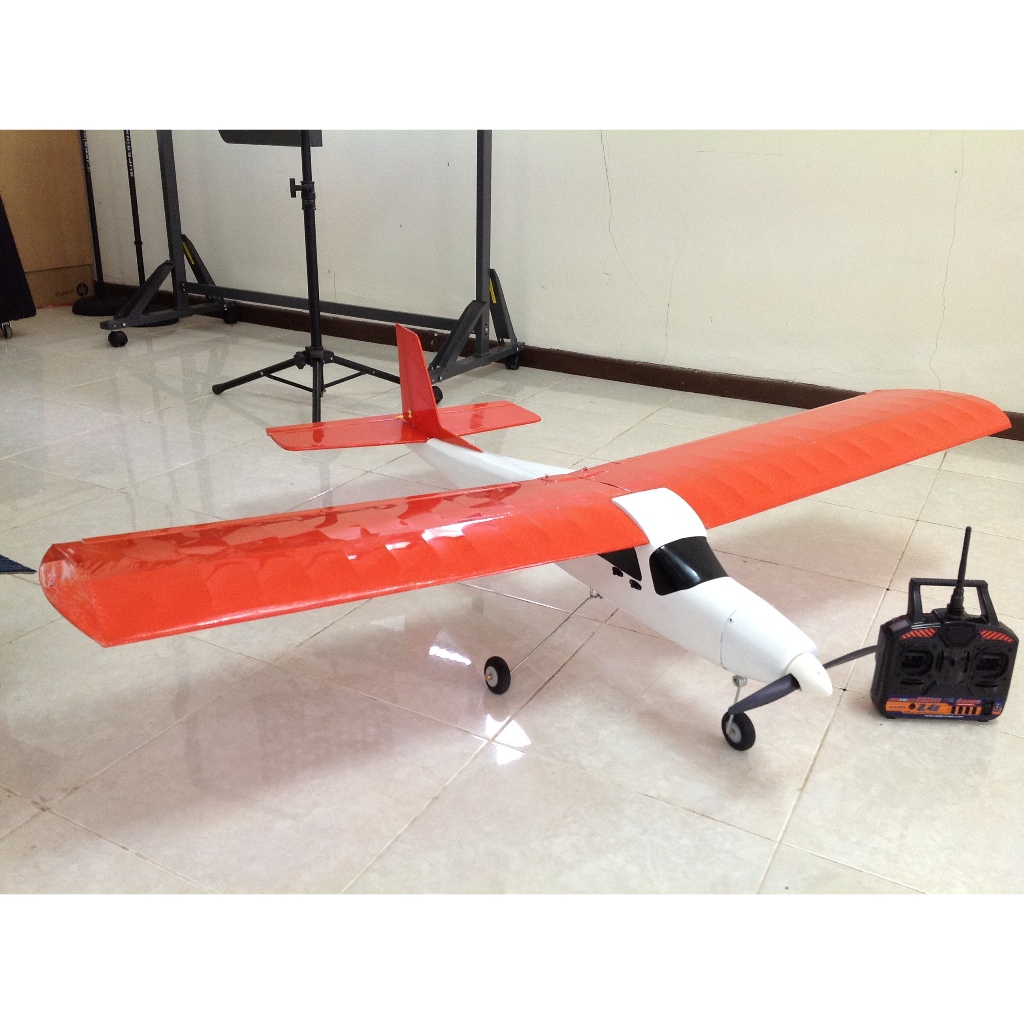 Pesawat Model RC Trainer TS40 Kit Balsa Wingspan 160 cm