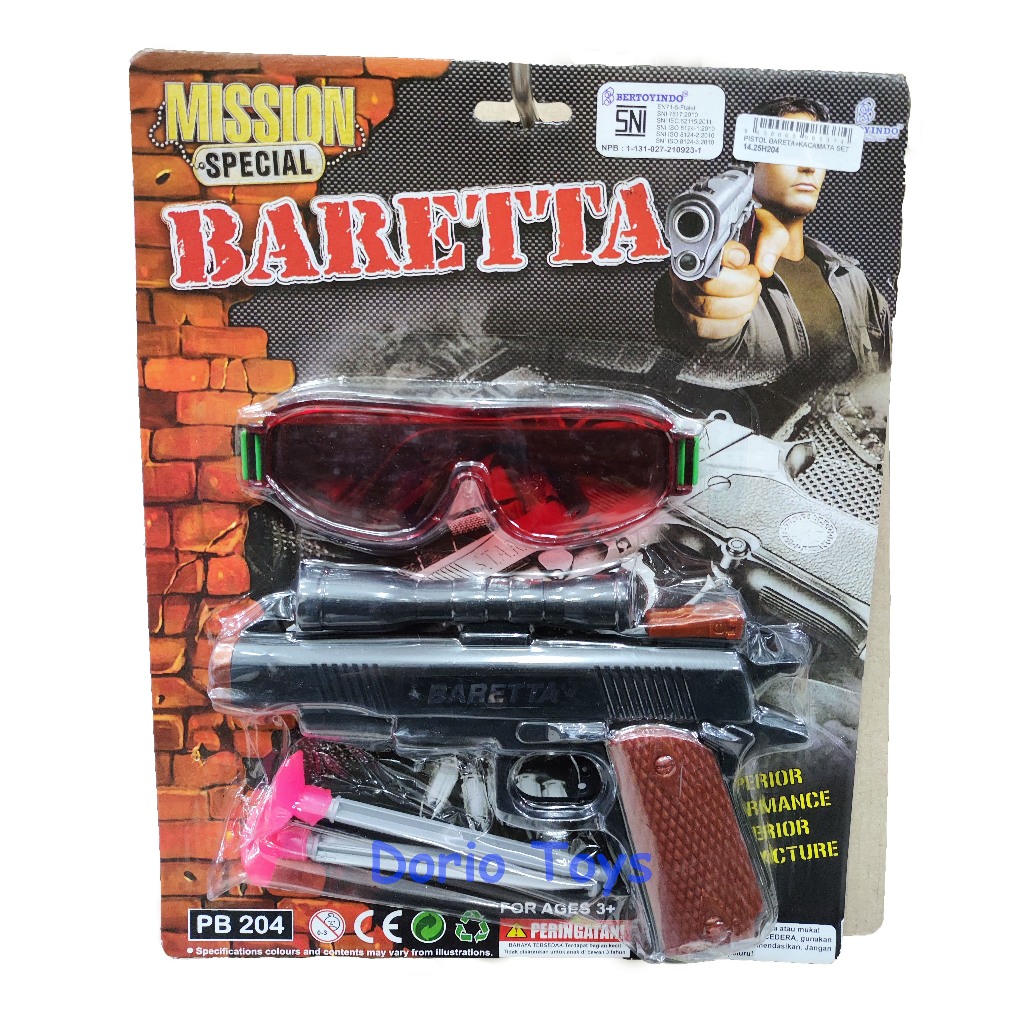 Pistol Mini Anak: Baretta Spesial Mission Explorer