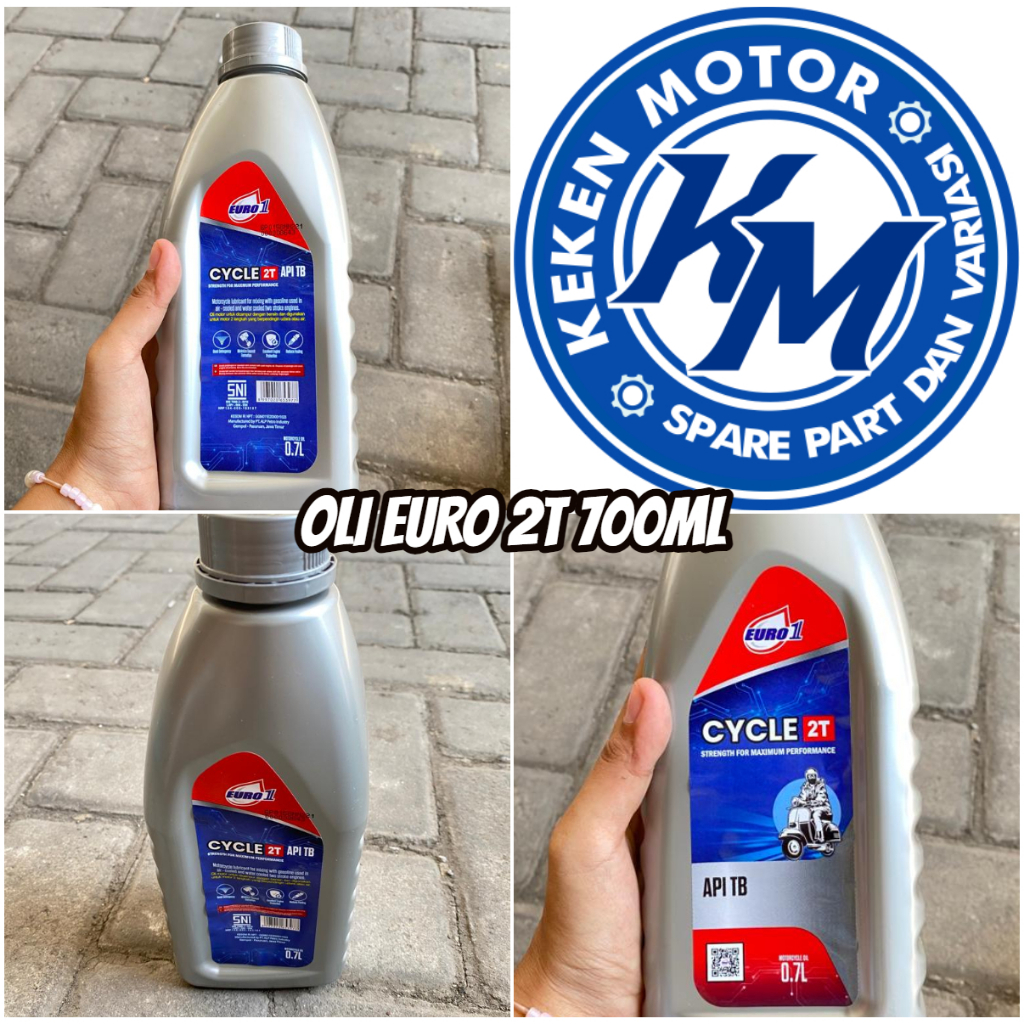 OLI EURO1 CYCLE API TB ISI 0.7LITER/700ML || OLI SAMPING MOTOR 2T 2 TAK EURO CYCLE API TB 700ML