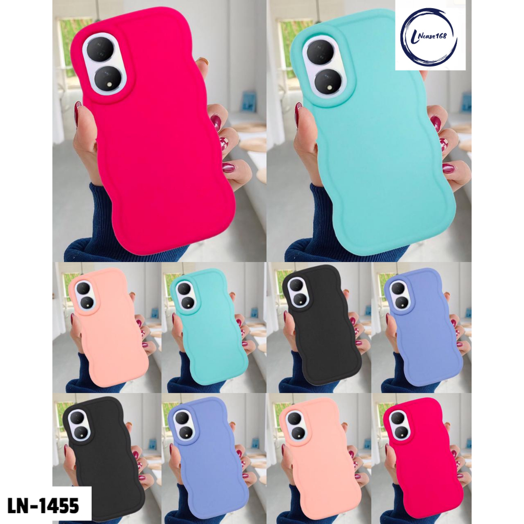 LN-1455 CASE INFINIX SMART 6 PLUS/ HOT 8/ HOT 9 SOFTCASE MONSTER WAVE MACARON SILICON GELOMBANG POLOS