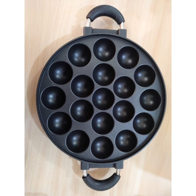 

Bakaranandia - Cetakan Takoyaki 19 Lubang - Pan Anti Lengket Snack Cake Maker