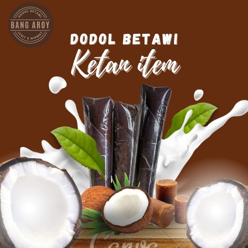 

dodol Betawi ketan hitam 250gr 100% halal