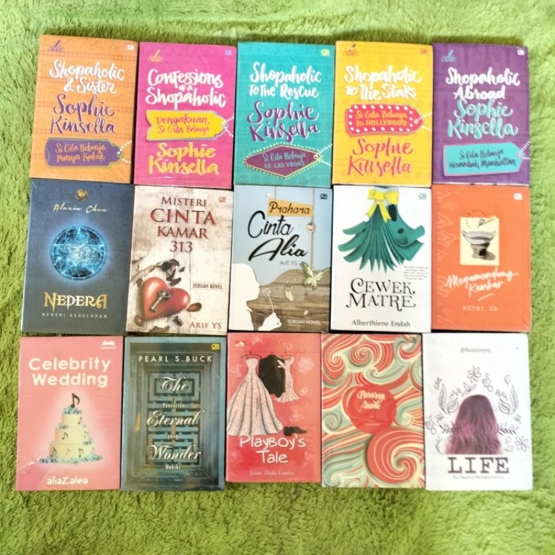 ORIGINAL NOVEL SHOPAHOLIC & SISTER, CONFESSIONS OF A SHOPAHOLIC TO THE RESCUE ABROAD TO THE STATS BY