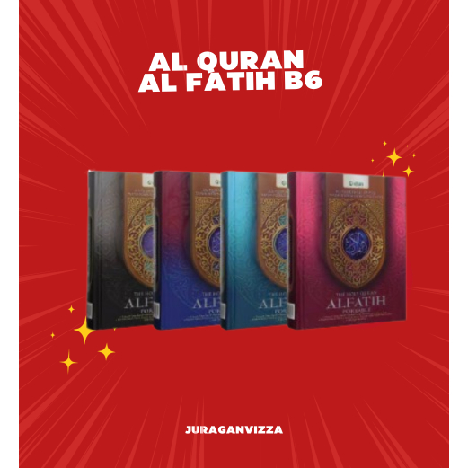 Al quran Al Fatih Portable B6 - Al Quran Al Fatih Perkata B6 - Mushaf Alfatih B6 Translite Perkata