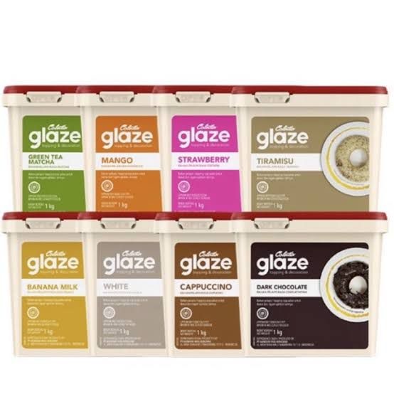

Colatta Dip Glaze 1kg (Dark Coklat/ Vanilla / Tiramisu / Greentea Matcha / Cappucino)