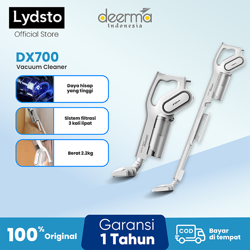 Lydsto x Deerma DX700 2-In-1 Handheld Vacuum Cleaner home penyedot debu/Smart Vacuum Cleaner