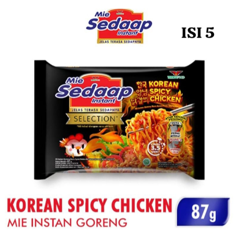

MIE SEDAP GORENG KOREAN SPICY CHICKEN