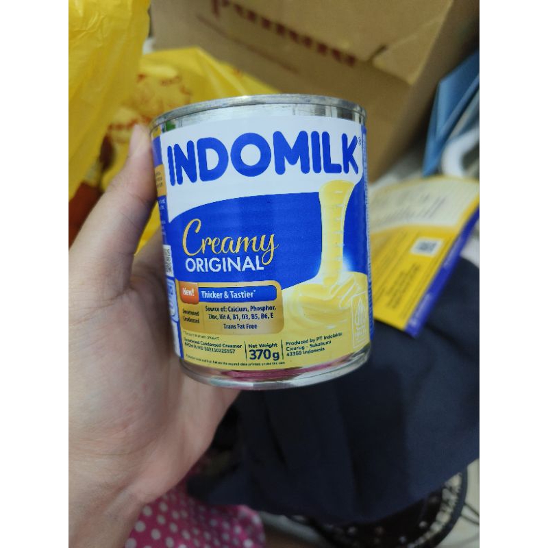 

Indomilk Susu Kental Manis Kaleng Original / Coklat 370gr