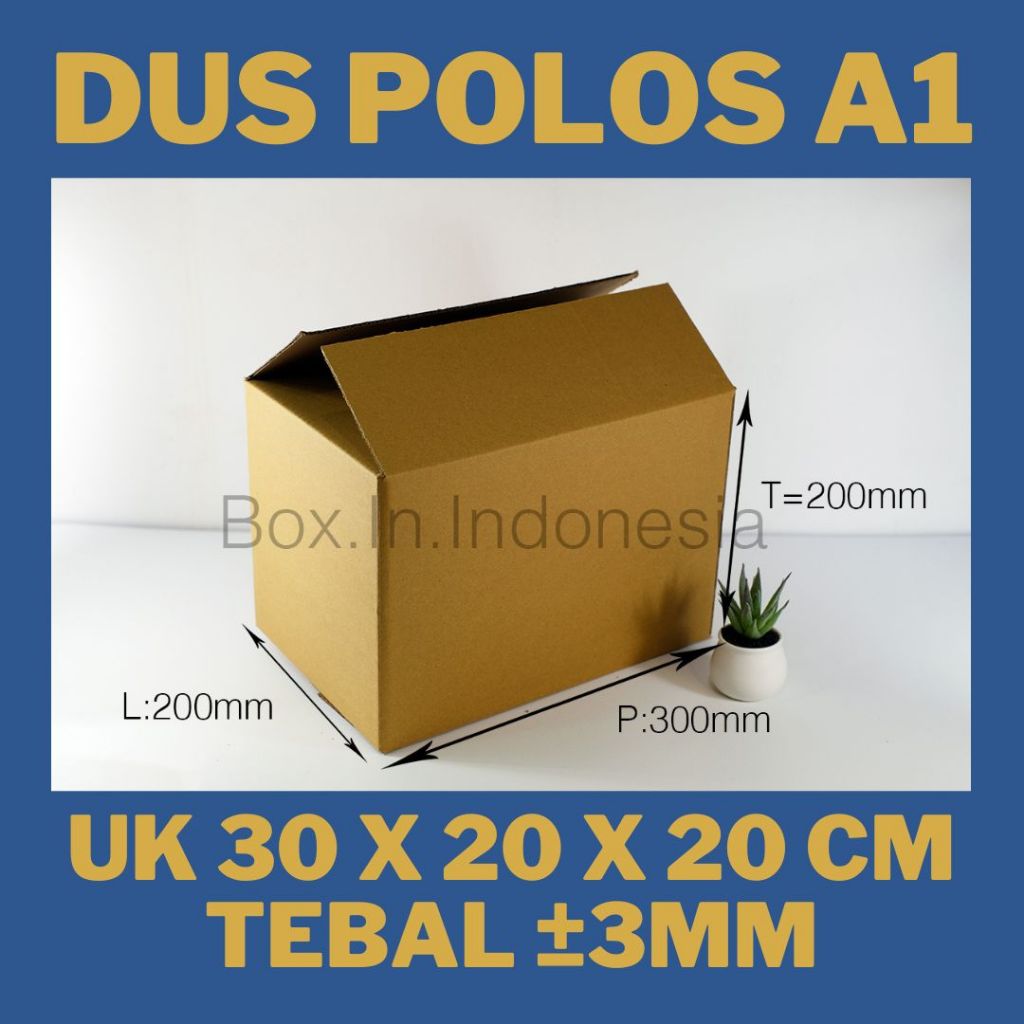 

Kardus Baru 30x20x20 cm Box Dus Coklat Packing Polos