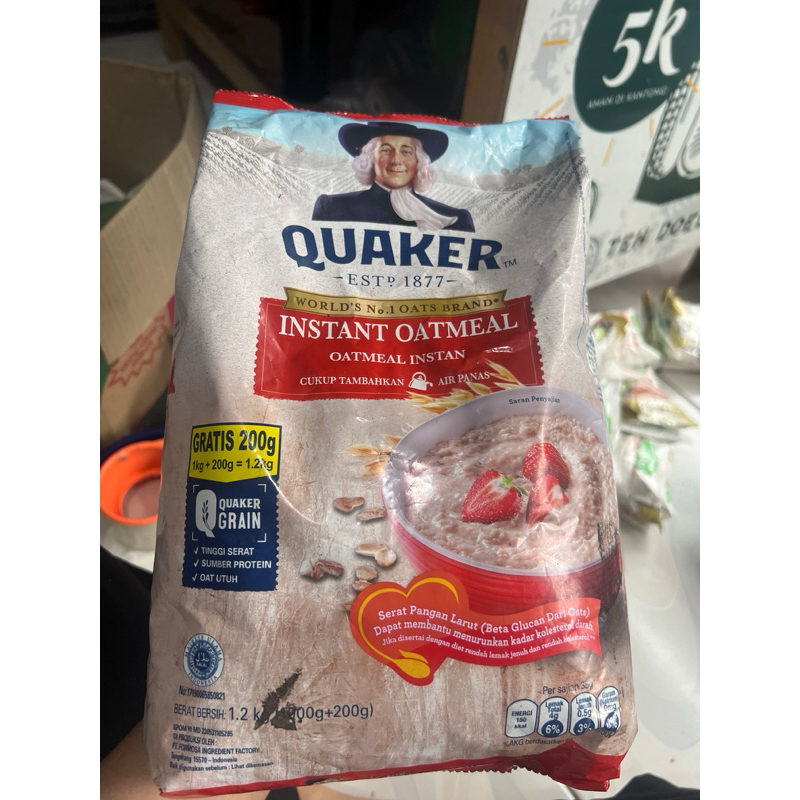 

quaker instant oatmeal