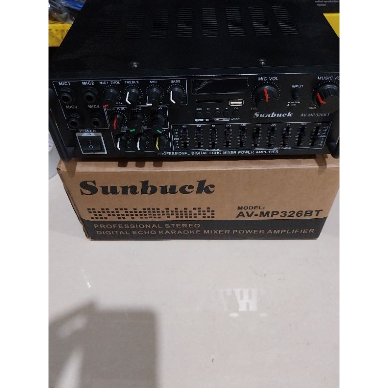 amplifier sunbuck mp326bt bluetooth