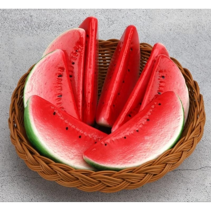 buah hias buah pajangan semangka potong hiasan foto makanan replika buah buah pajangan jus buah arti