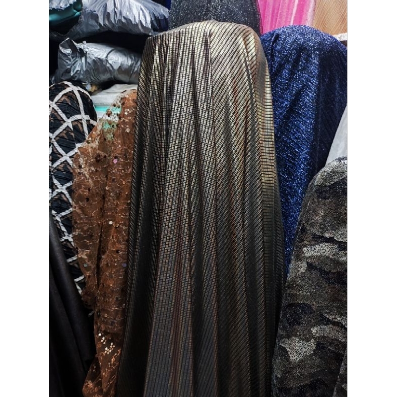 Bahan / Kain Spandek Latex Garment antik