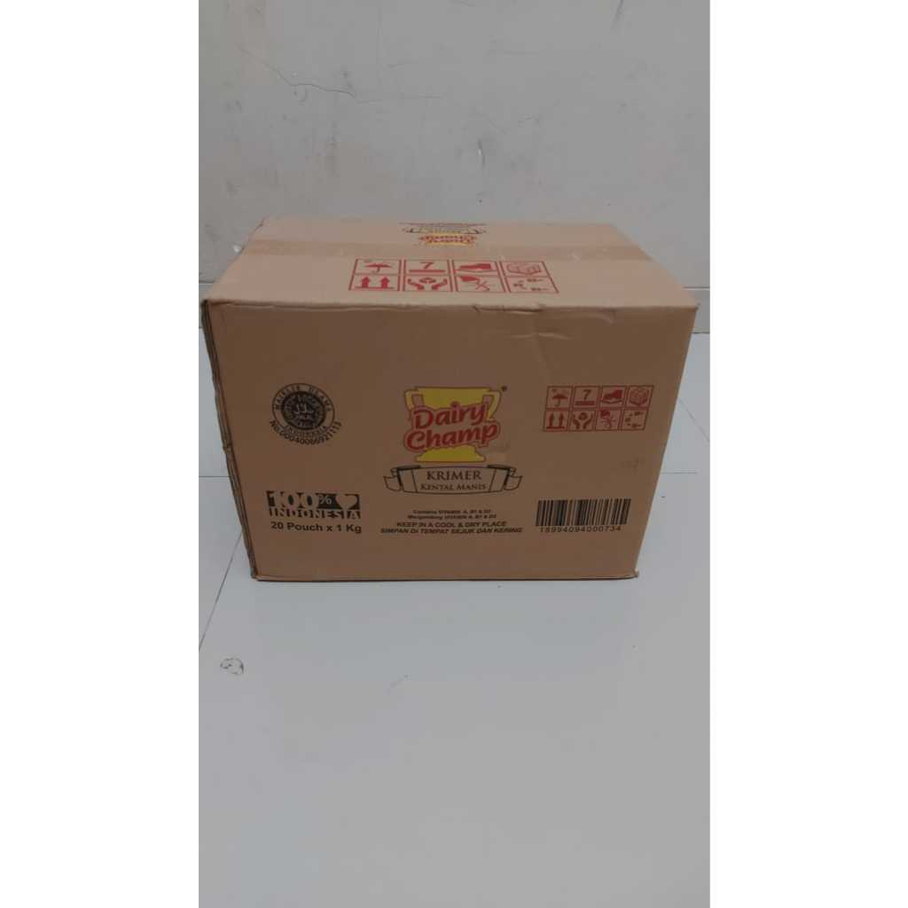 

SKM dairy champ bantal 1kg susu kental manis 1 CRT isi 20x1kg