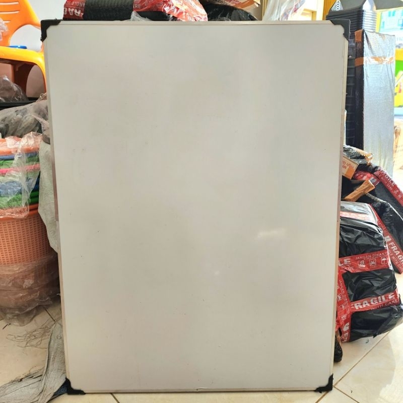 

Papan Tulis Putih Gantung 80x60 White Board Spidol Kapur 60x80 cm Timbal Balik - Dapur Karya Mdn