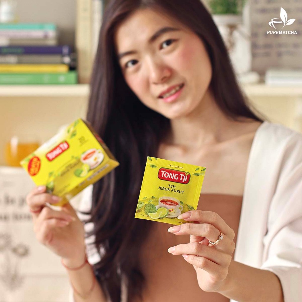 

Tong Tji JERUK PURUT 1tb Kemasan Sampel Tongtji Teh Celup Lime Tea Premium