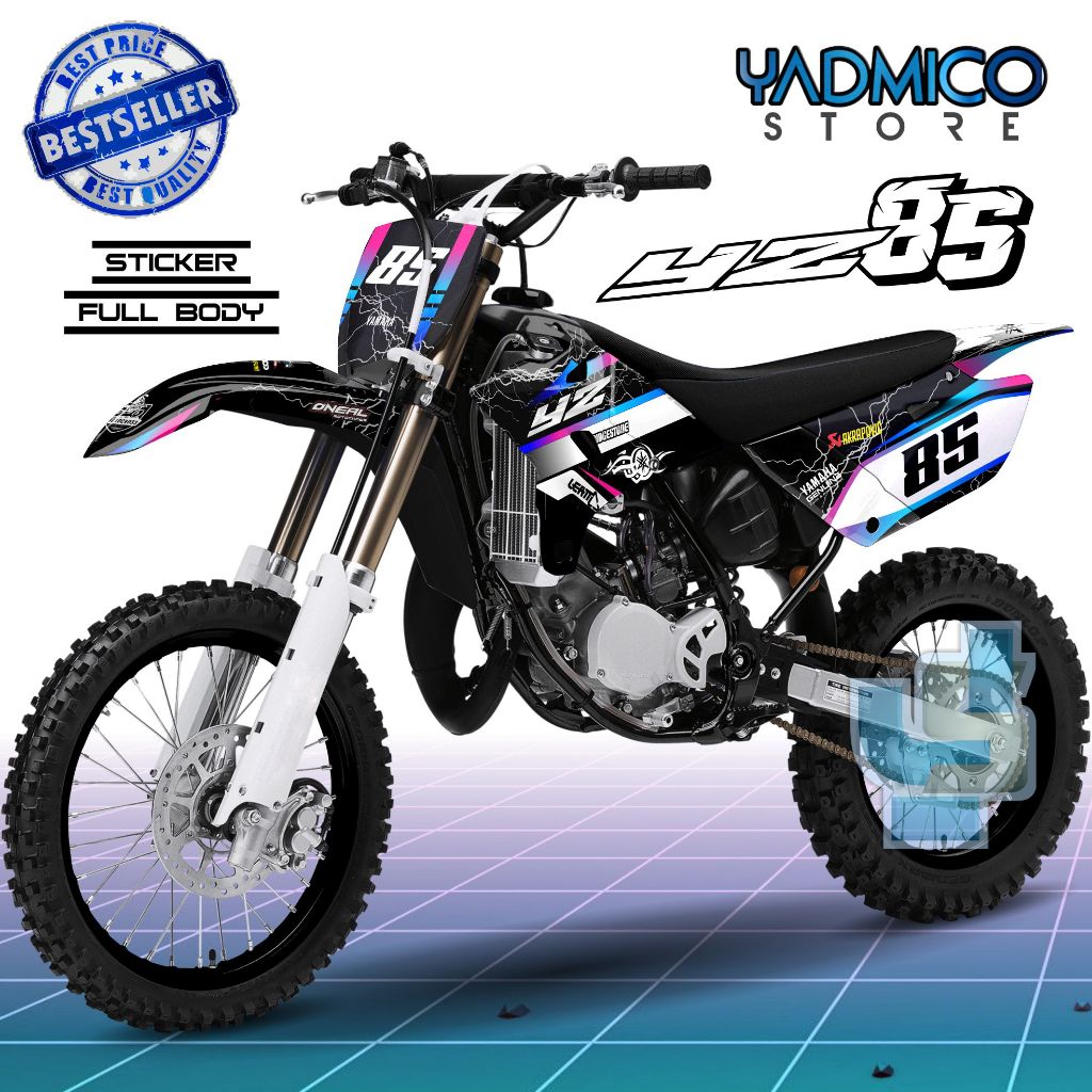 Decal YZ 85 New Full Body - Stiker Motor YZ 85 New 2019 Full Body - Dekal YZ85 New 2019 - Striping Y