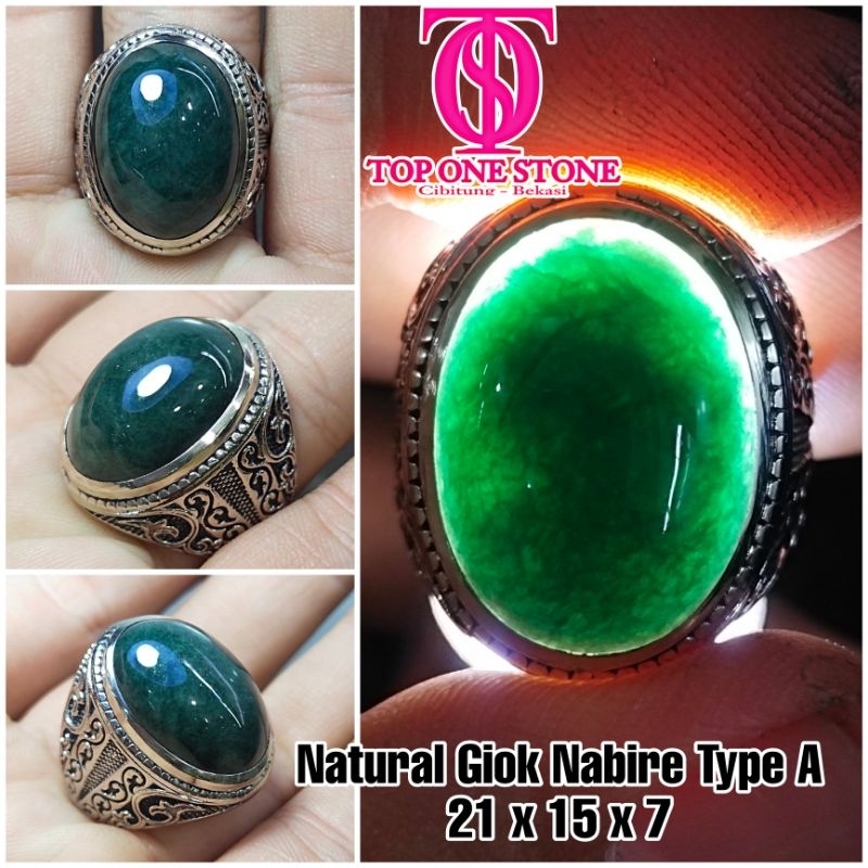 [TOS] Natural Giok Nabire Type A [ 21 x 15 x 7 ]