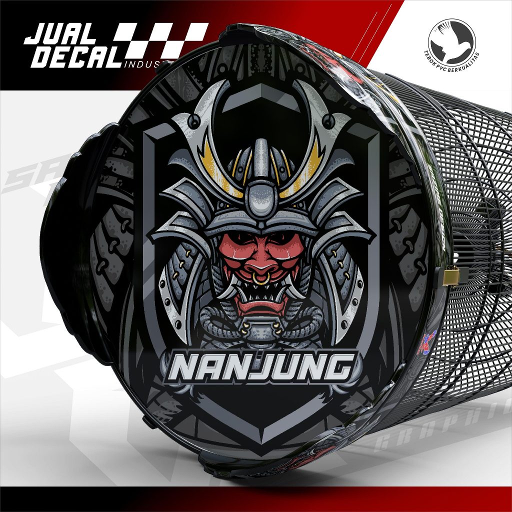 Stiker Decal Sangkar MURAI NANJUNG Samurai Decal Tebok Anis Burung Murai Batu Variasi