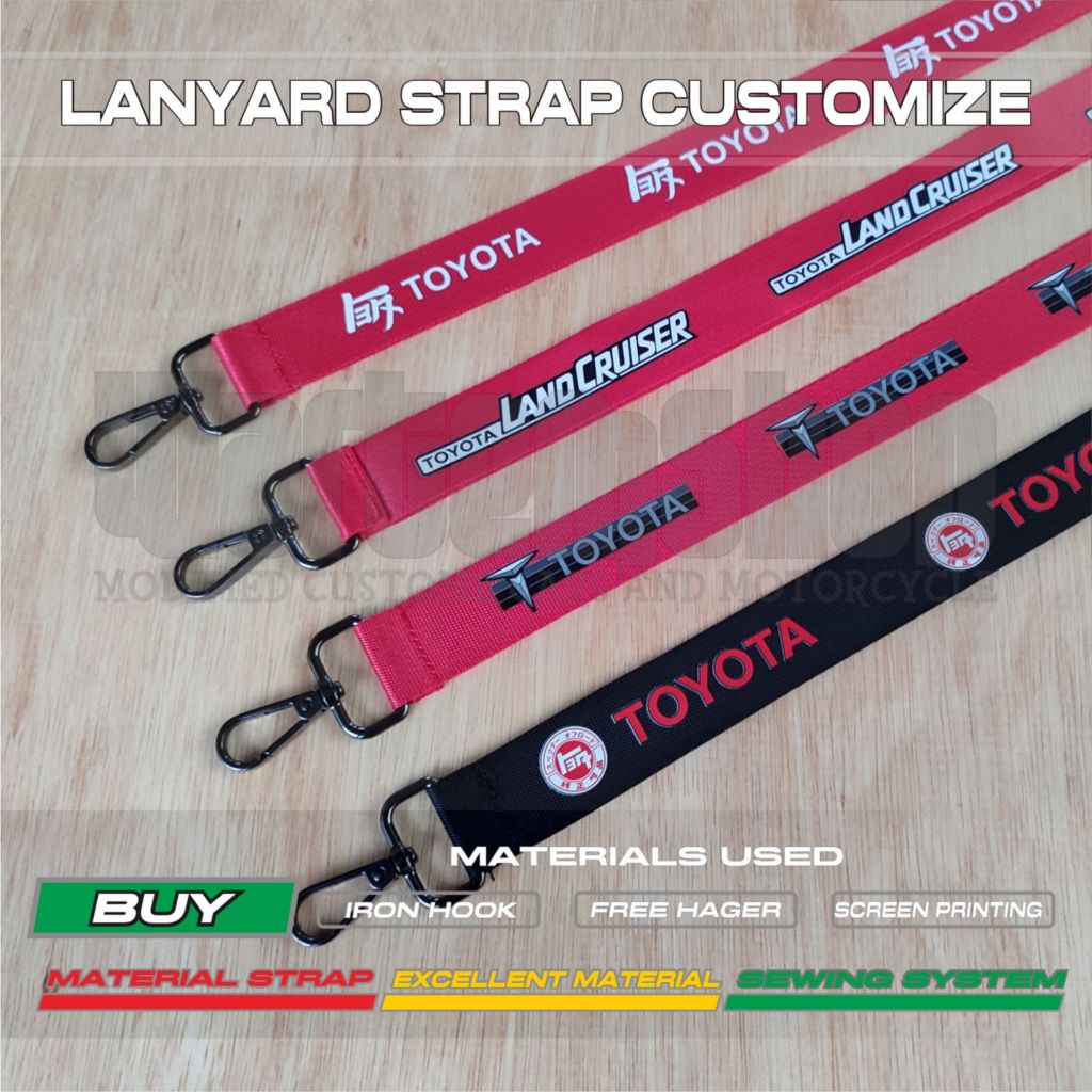 

Lanyard Strap Custom Toyota Land Cruiser