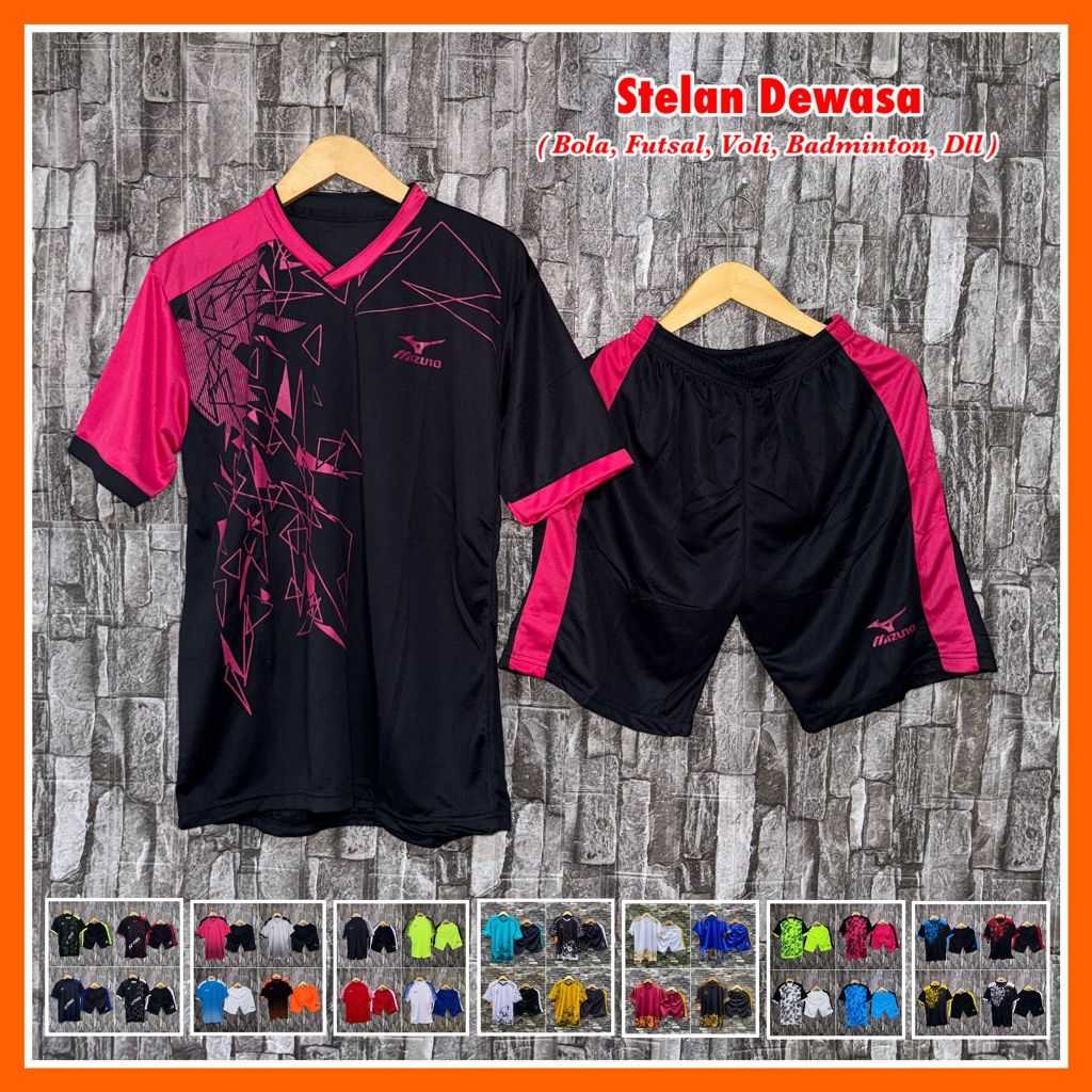 ( TERBARU ) STELAN OLAHRAGA VOLI PRIA WANITA COD  BAJU VOLI PRINTING MURAH  JERSEY VOLI COD