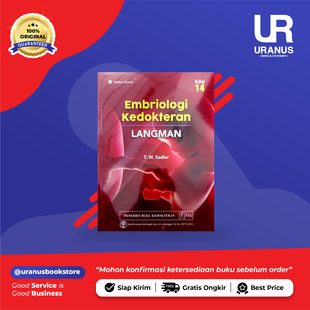EMBRIOLOGI KEDOKTERAN ED 14 - LANGMAN - EGC - TOKO BUKU URANUS NGAGEL