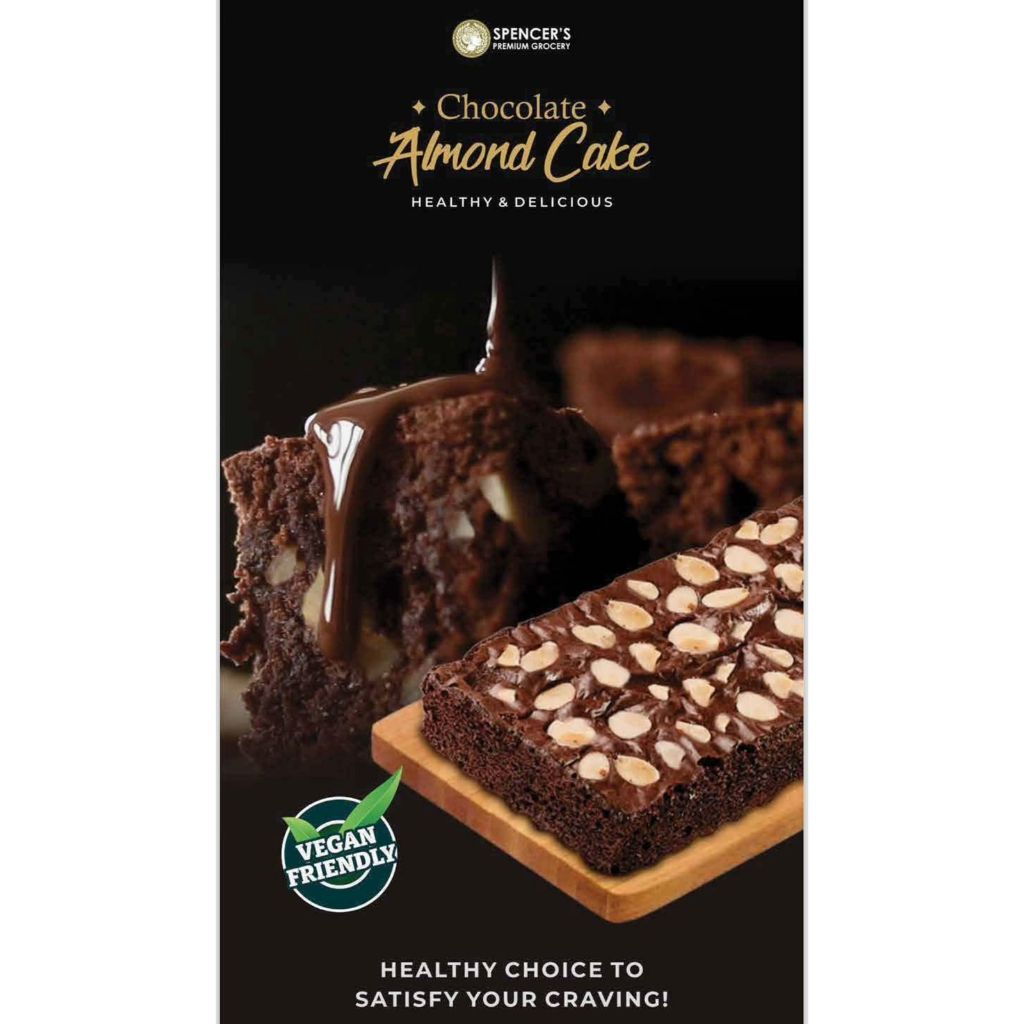 

Spencer's Chocolate Almond Cake - Brownies Healthy Cake Spencers, Roti Diet Sehat