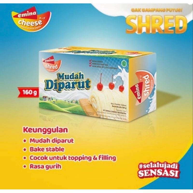 

EMINA BLOCK SHRED CHESSE 160 GR