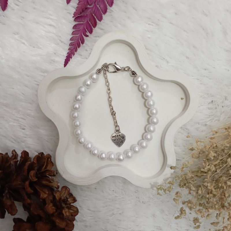 Gelang Mutiara • Beads Bracelet • Aksesoris Perhiasan Handmade Gelang Mutiara Manik Manik  Aksesoris