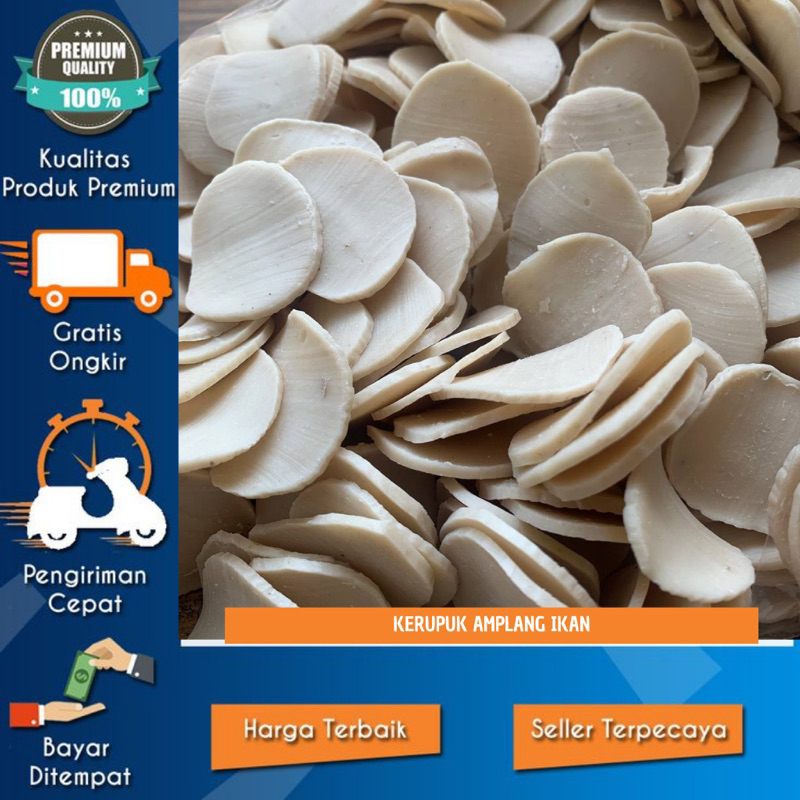 

KERUPUK IKAN KEMPLANG MENTAH ISTIMEWA - 250gr - 500gr - 1000gr