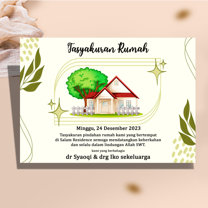 

Cetak KARTU / STIKER TASYAKURAN PINDAHAN RUMAH BARU riques desain sendiri