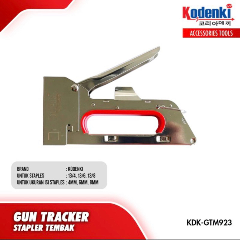 

Kodenki stapler gun staples steples tembak R23 Tembakan steples Jok motor Sofa Mebel