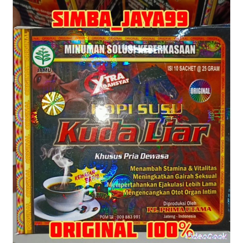 

kopi susu kuda liar original