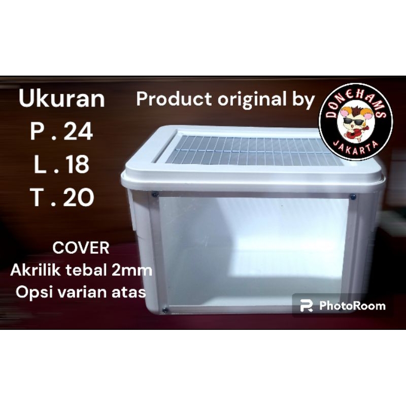 kandang Gecko box modif kaca akrilik