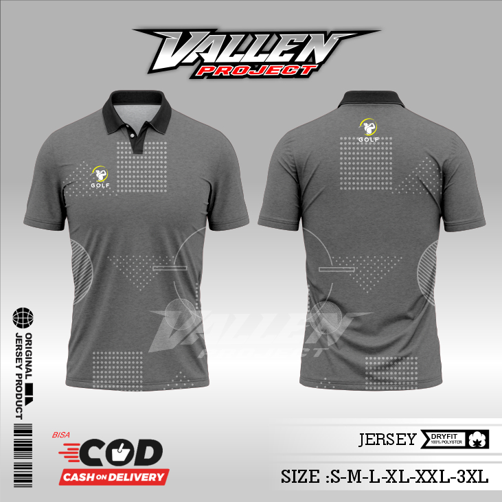 JERSEY WANGKY GOLF V9 BISA CUSTOM COD JERSEY KERAH KANCING OLAHRAGA GOLF / BAJU KERAH GOLF / KAOS KE